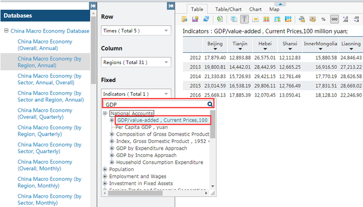 Seach single database 1